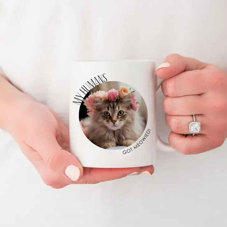 Custom Printed 11 oz. White Ceramic Photo Mug - Your Pet Here Product background